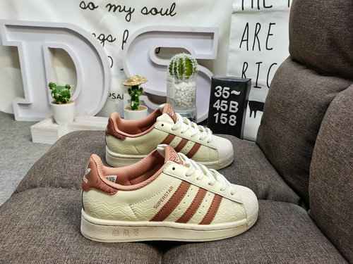 158D Adidas Originals SUPERSTAR W Shell Head Classico versatile sportivo casual Piccole scarpe da ta