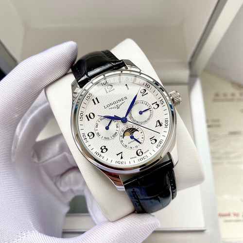 Longines Orologio da uomo abbinato al movimento meccanico originale completamente automatico, cassa 